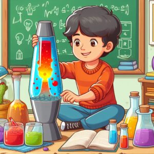 Lava Lamp-Science Experiment for kids