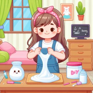 Homemade Slime-Science Experiment for kids