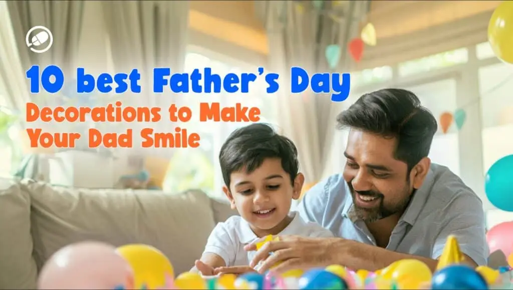 Father and kid playing and laughing together